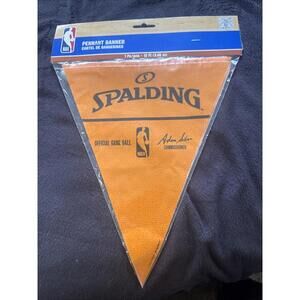 🏀Spalding Basketball Pennant Banner - 12‎ FT Long {Brand New}🏀